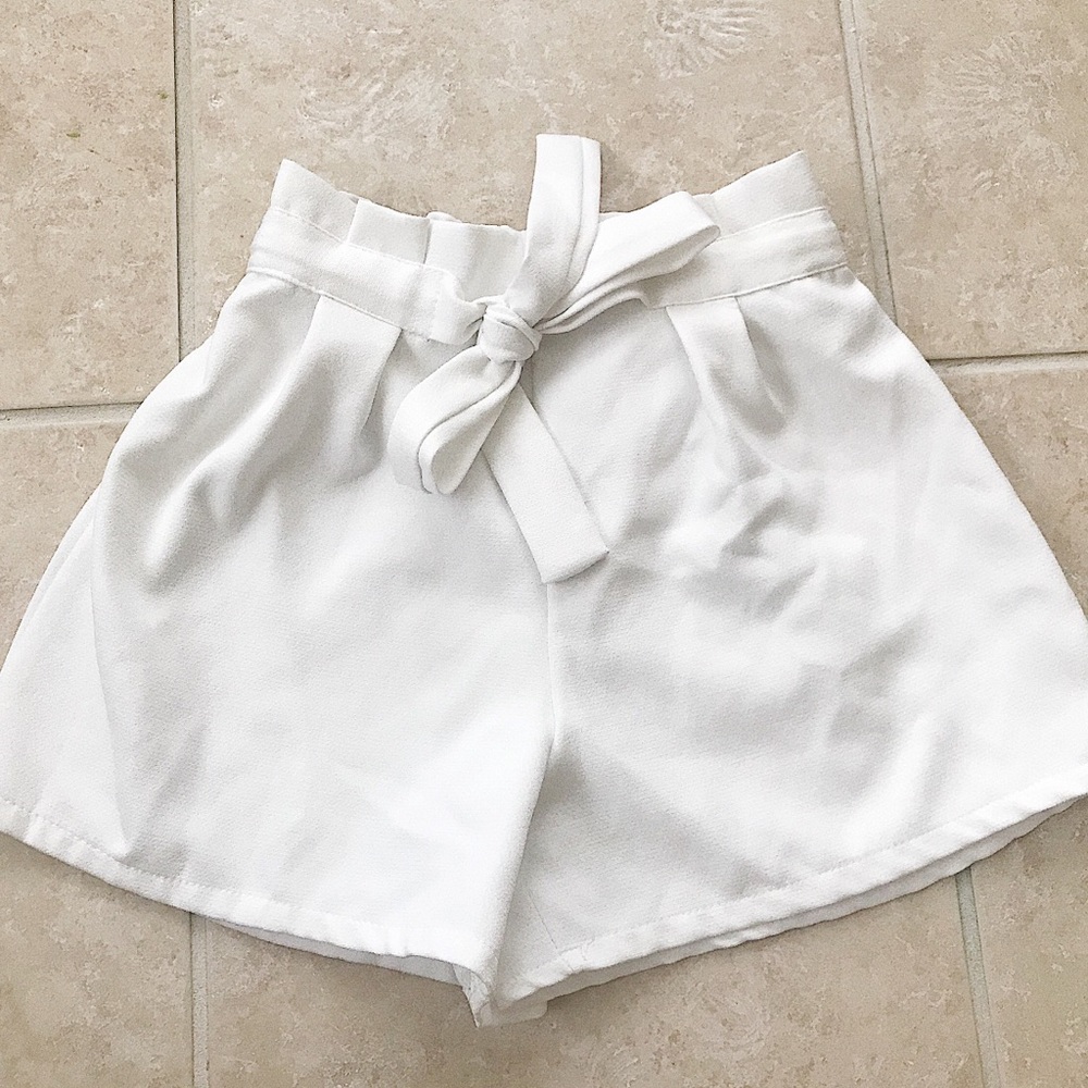 white shorts